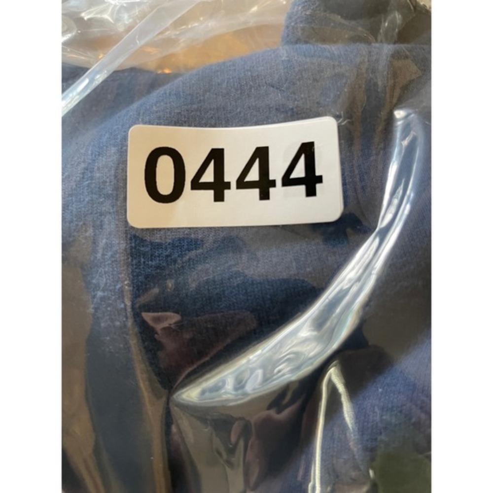 Athleta Cozy Karma Fleece Pullover Women's‎ Small Blue Asym 1/4 Zip Mock Neck - Picture 8 of 10